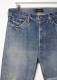 Wide Tapered Cut Selvedge Jeans