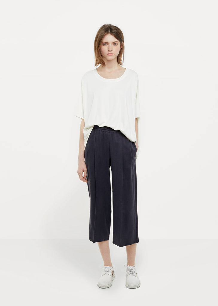 Silk Cropped Trouser
