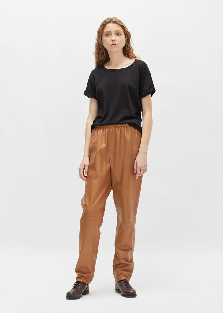 Leather Tapered Pant