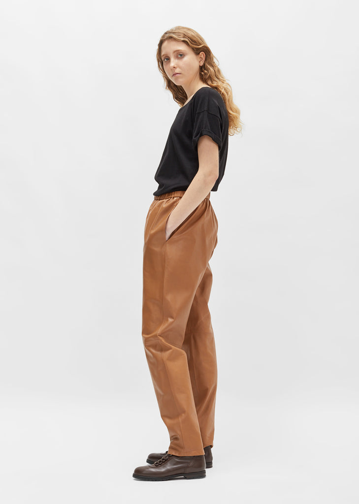 Leather Tapered Pant