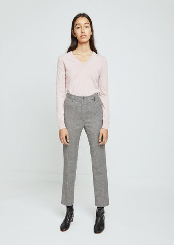 Houndstooth Straight Leg Pants