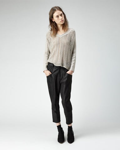 Stretch Leather Pant