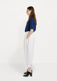Cropped Cotton Stretch Pant
