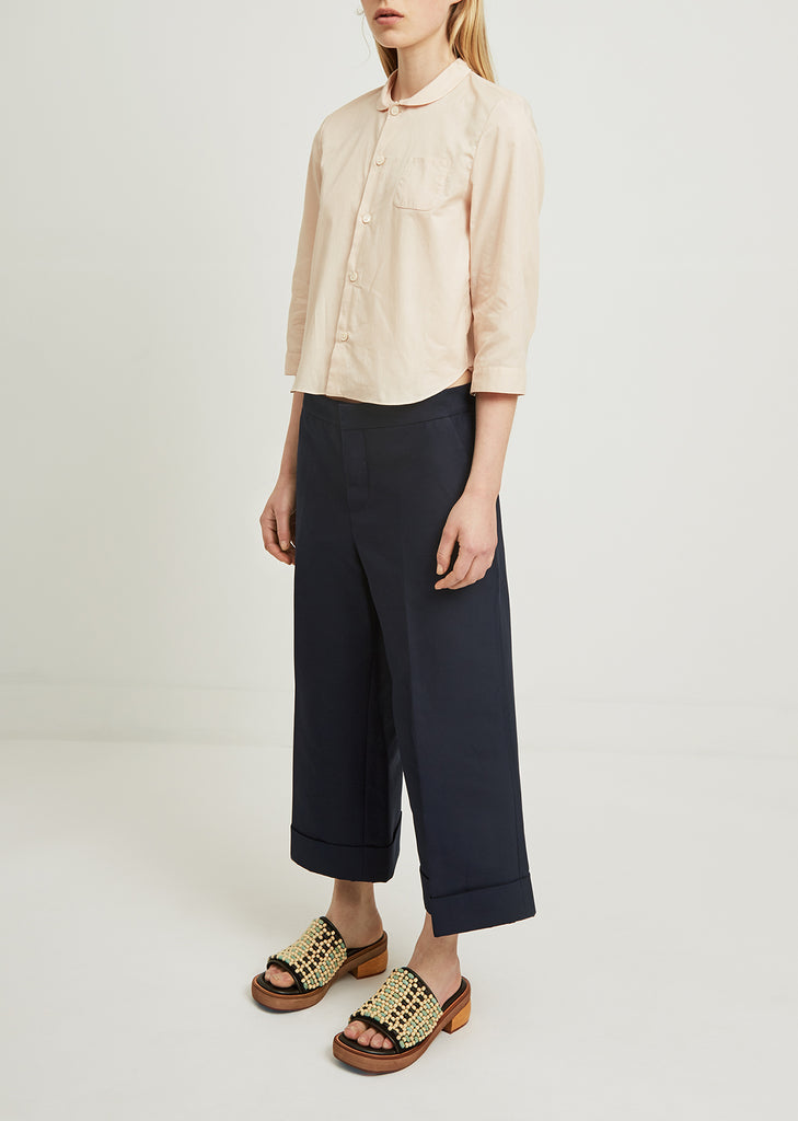 Cuffed Tailored Trousers