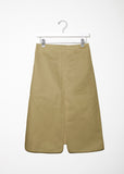 Cotton Linen Pocket Skirt