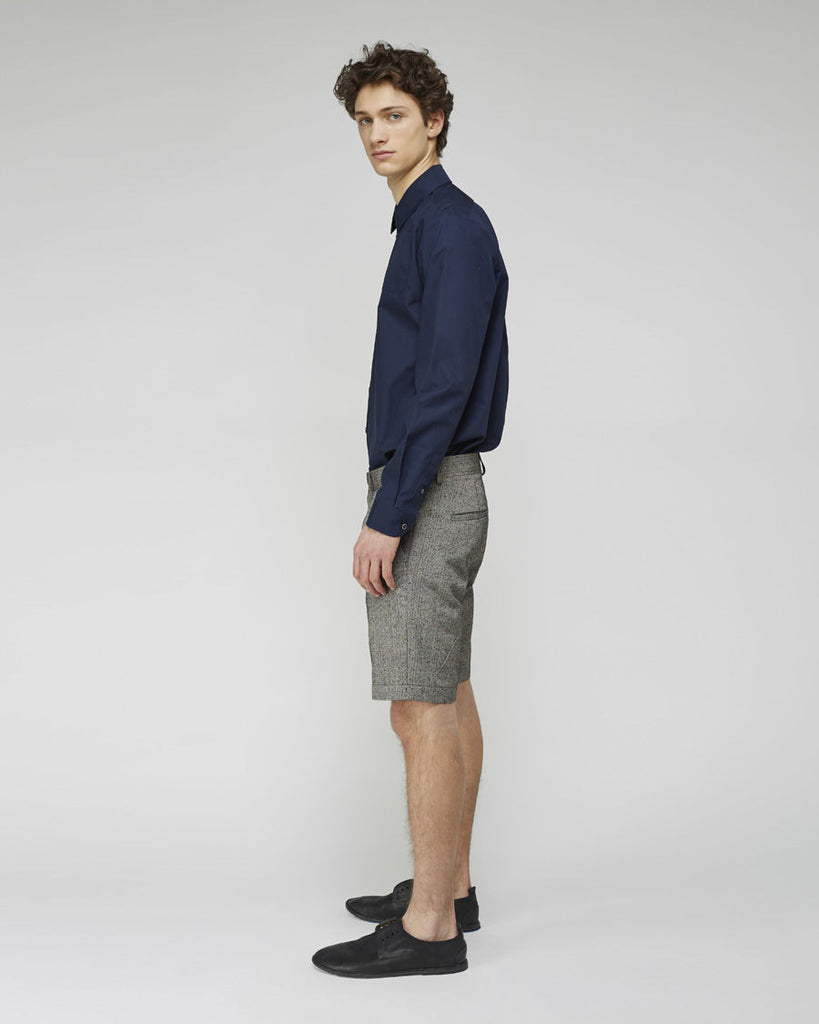 Tweed-Effect Trouser Shorts