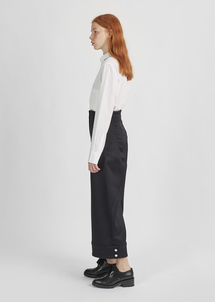 Structured Wide Leg Pant