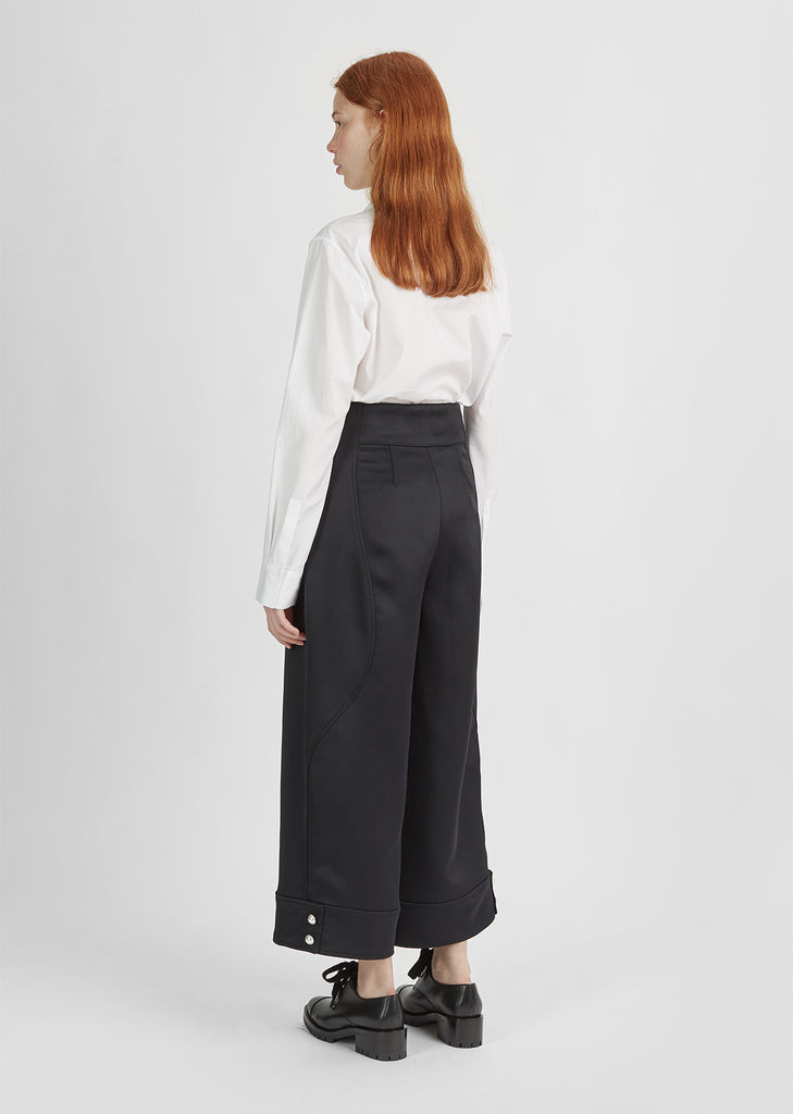 Structured Wide Leg Pant