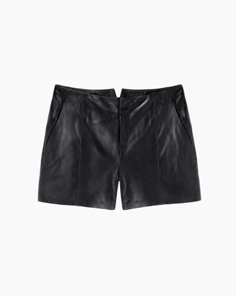 Em Leather Shorts