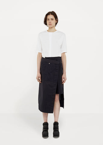 Asymmetrical Overdyed Skirt