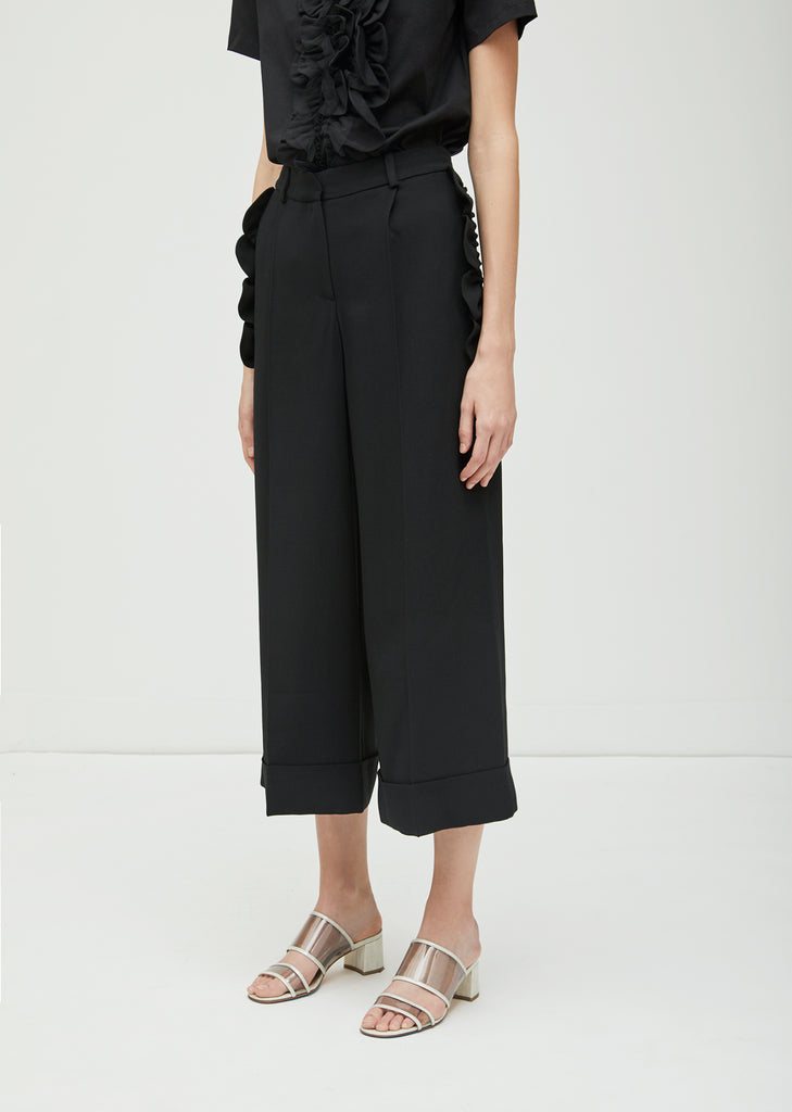Scallop Frill Wide Trousers