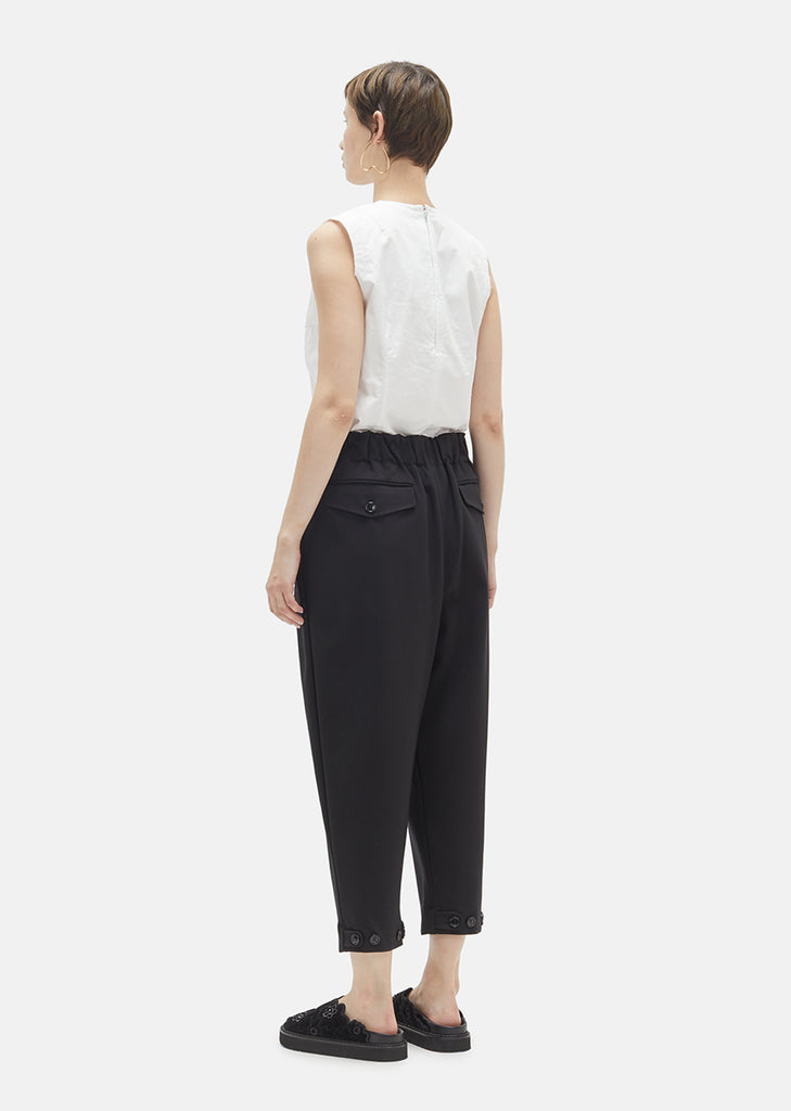 Straight Heavy Jersey Trousers
