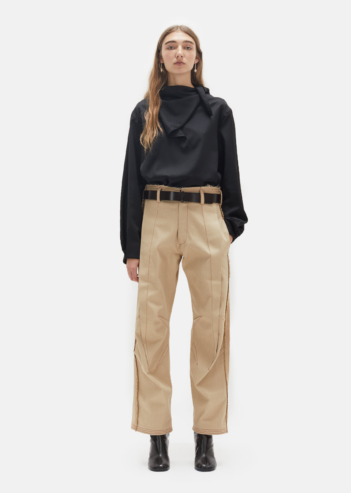 Exposed Dart Denim Trousers by Maison Margiela- La Garçonne Exposed Dart Denim Trousers by Maison Margiela- La Garçonne