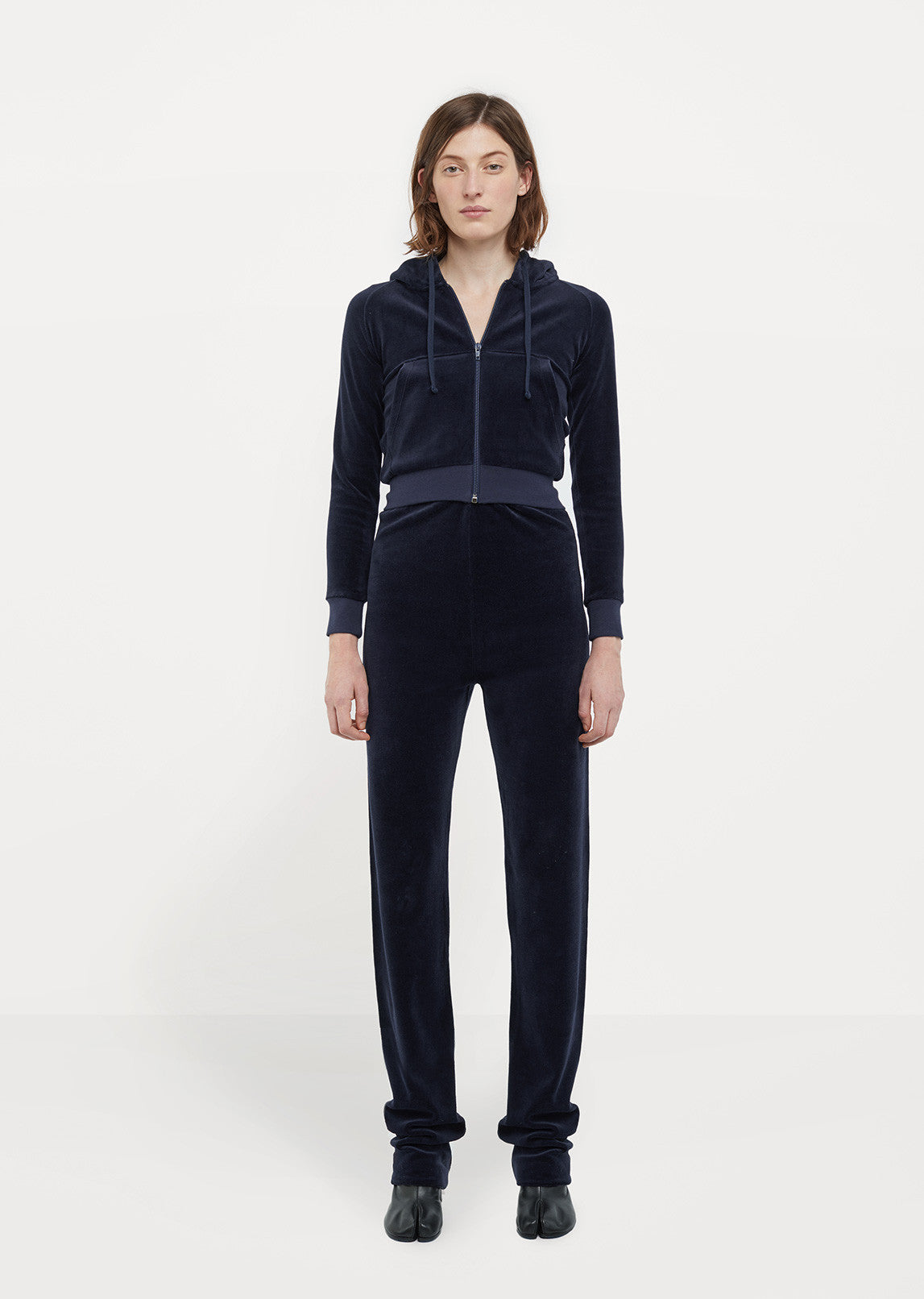 X Juicy Couture Velvet Tracksuit - Small / Navy