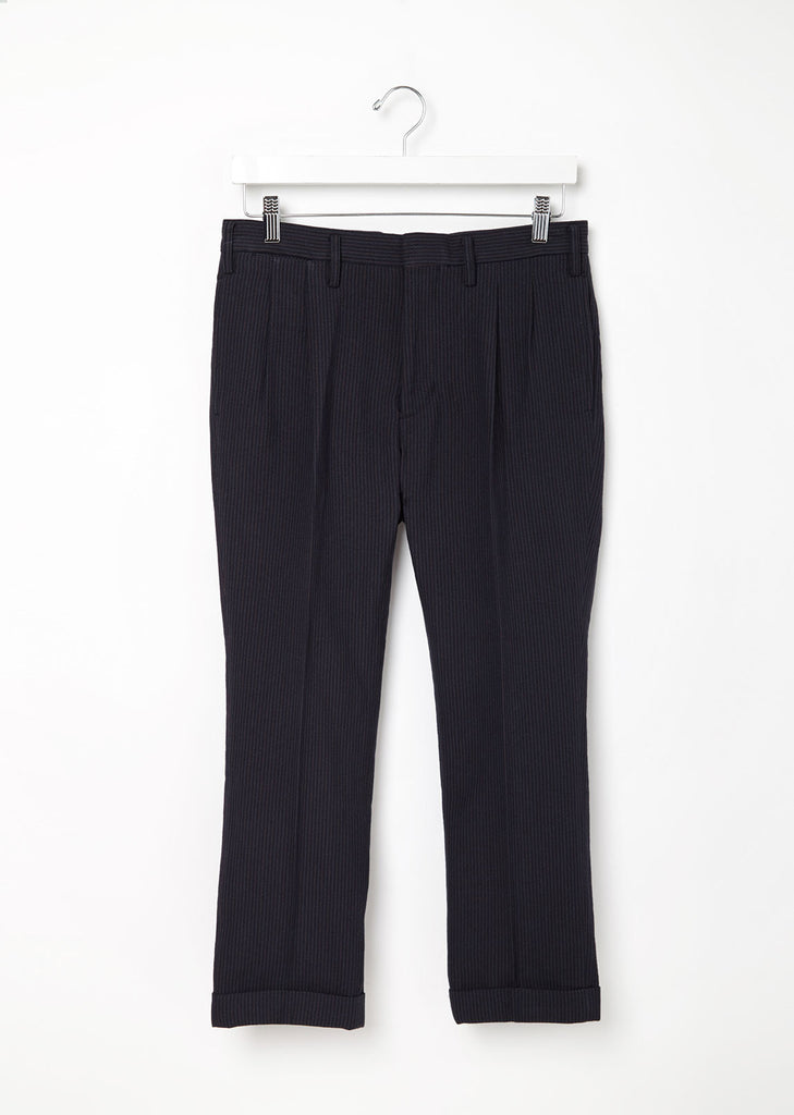 Striped Pleated Trouser
