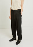 Chine Front Two Tuck Pant