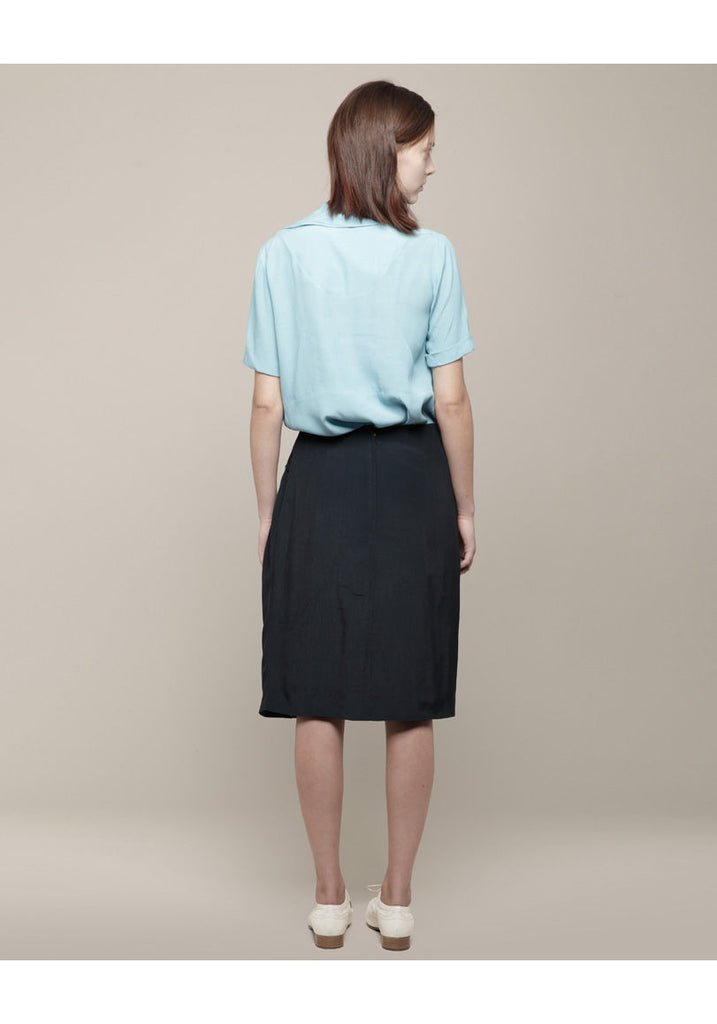 Pleat Detail Skirt