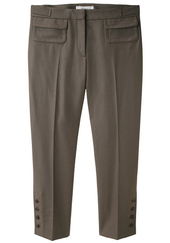 Cropped Wool Pant