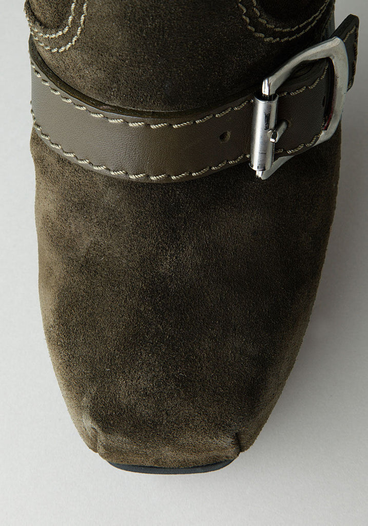 Ankle Boot with Buckle Strap