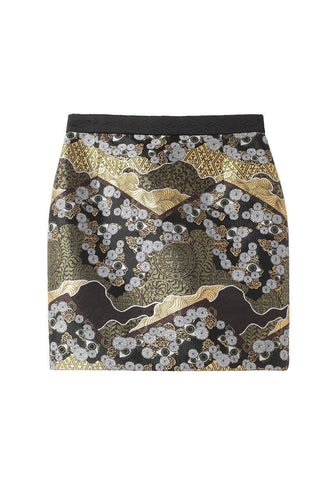 Brocade Mini skirt