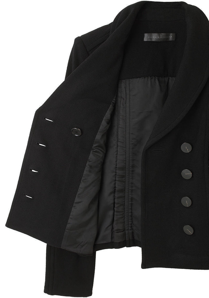 Crepe Jacket w/ Zip Detail