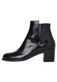 Glossed Ankle Boot