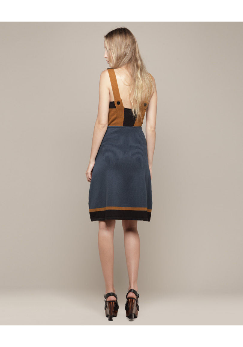 Patchwork Knit Dress La Garonne Patchwork Knit Dress La Garonne