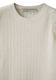 Pointelle Crewneck Sweater