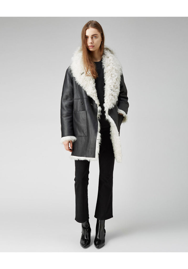 Reversible Shearling Coat