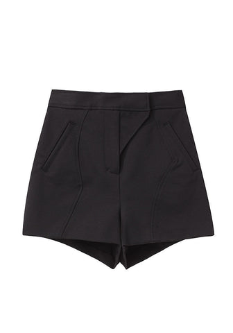 Seamed High Waist Short