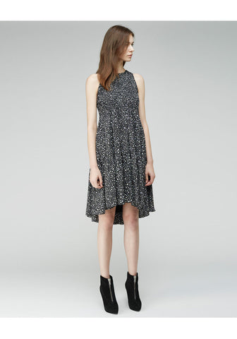 Smocked Georgette Dress