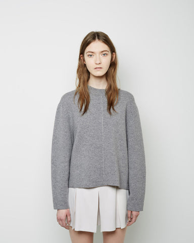 Step Hem Cashmere Pullover