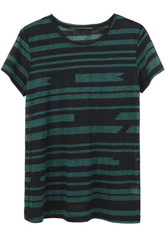 Striped Short Sleeved T-Shirt