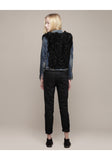 Denim Jacket with Shearling