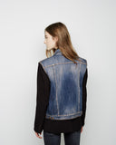 Denim Vest Blazer