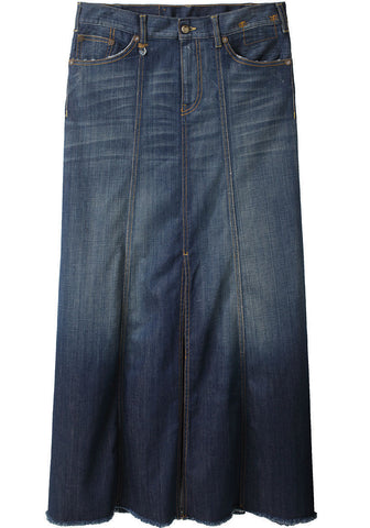 Long Denim Skirt