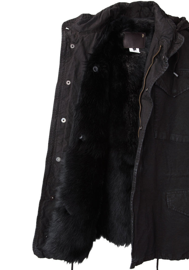 Shearling Military Vest