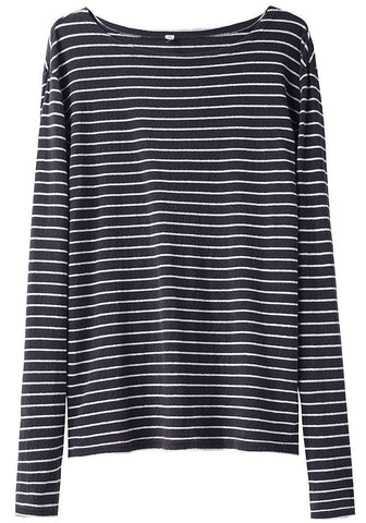 Striped Crewneck T-Shirt