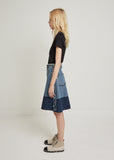 Halona Denim A-Line Skirt