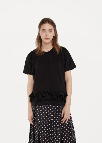 Ruffled Petal Cotton Tee