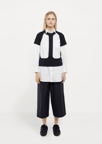 Front Cutout Cotton Jersey Tee