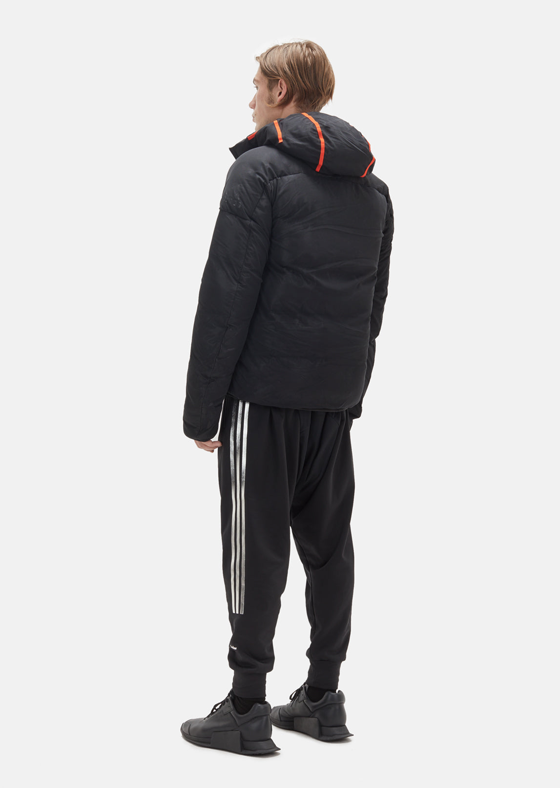 Hooded Down Jacket by Adidas x Kolor- La Garçonne