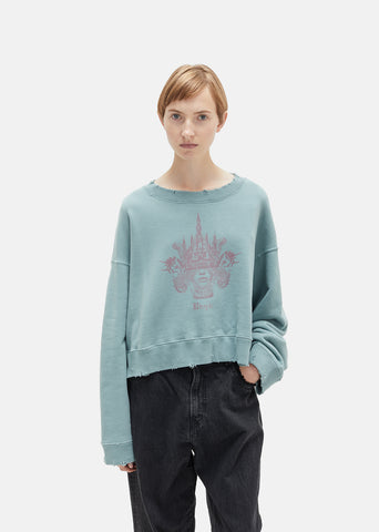 Cotton Fleece Graphic Sweatshirt