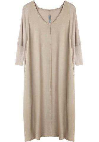 Crepe Raglan Dress