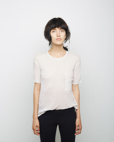 Ribbed Pocket Tee