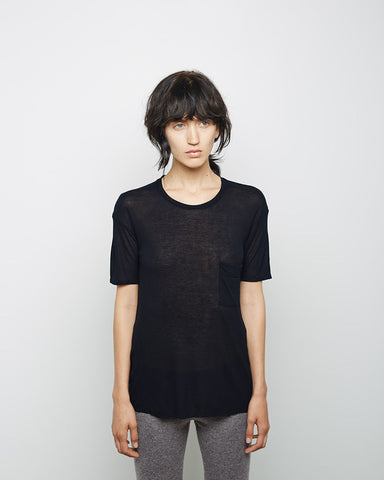 Ribbed Pocket Tee