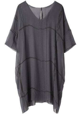 Silk Georgette Oversized Tunic