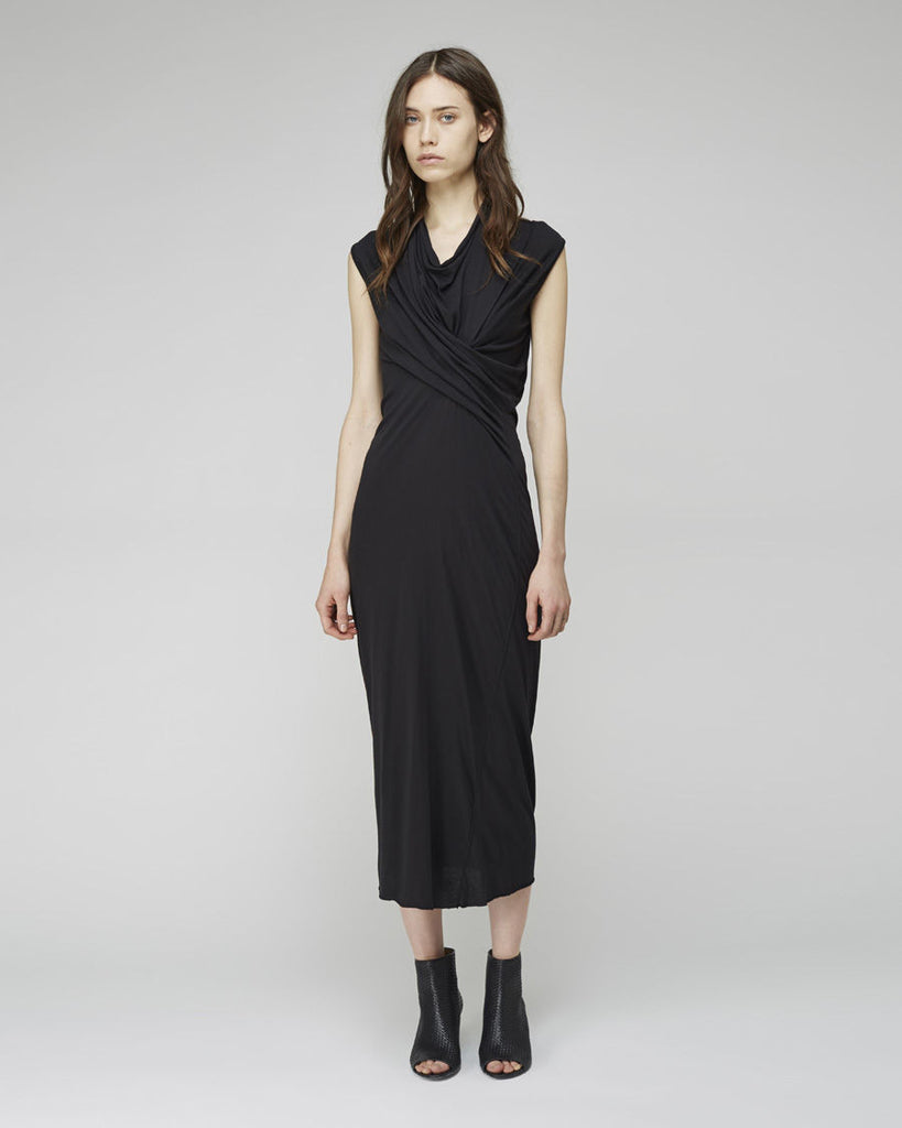 Asymmetric Drape Dress