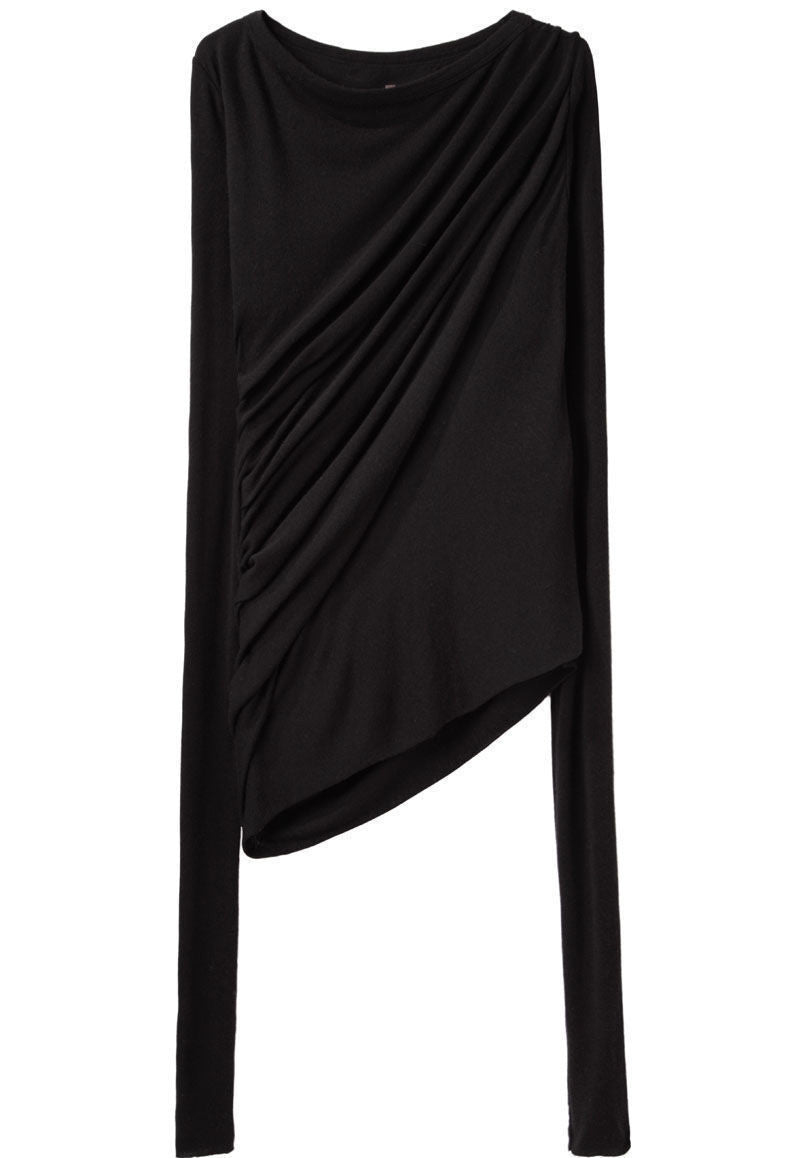 Asymmetrical Draped Top by Rick Owens Lilies - La GarÁonne