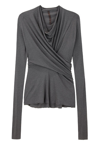 Drape Neck T-Shirt